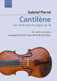 Cantilene from Three Pieces for Organ, Op. 29 Violin and Piano EPRINT cover